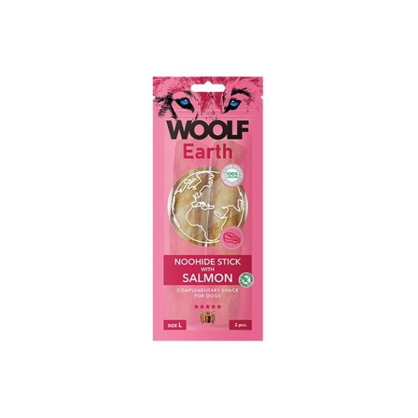Woolf Earth Noohide Sticks Salmon