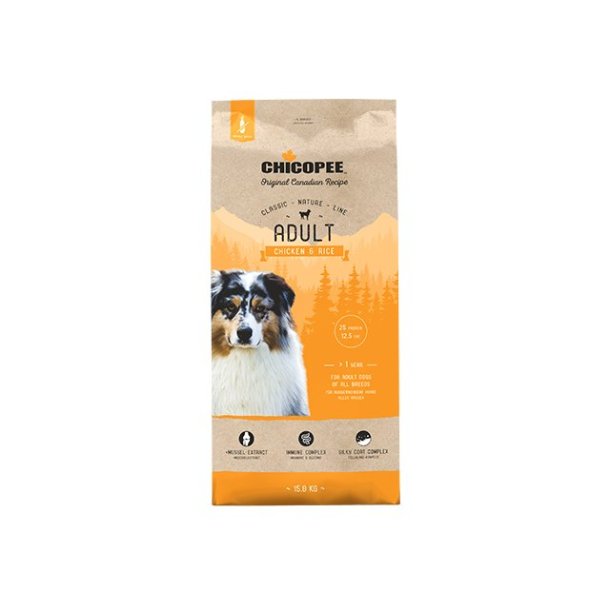 Chicopee CNL Adult Kylling &amp; Ris, 15kg