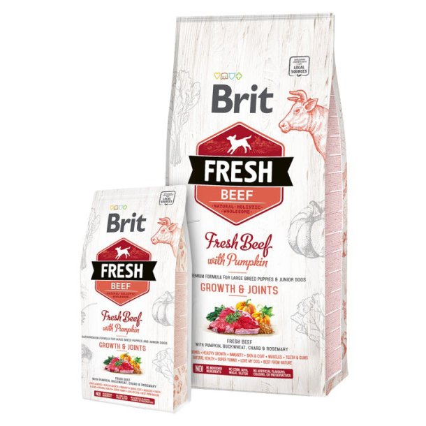 Brit Fresh Beef Puppy Large Growth &amp; Joints (rd)