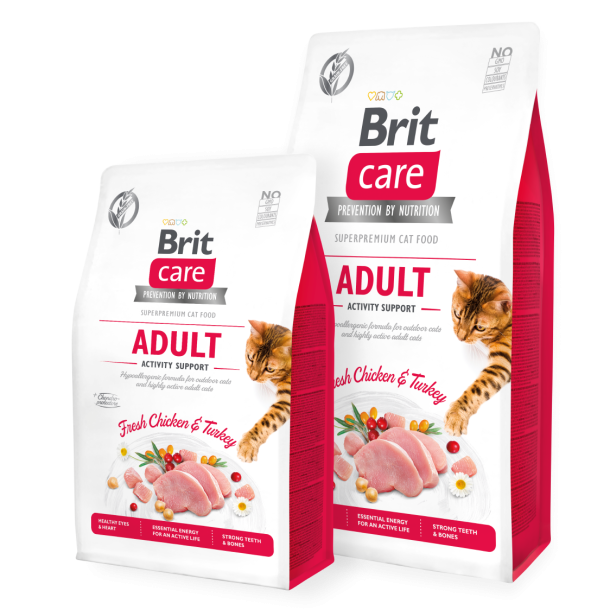 Brit Care Cat GF Adult Activity Support (rd)