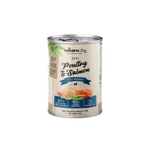 Chicopee Dog Pure Fjerkr & Laks, 400g