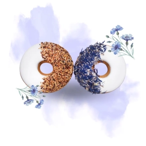 Candy Horse Donut Cornflower & Rose Hip
