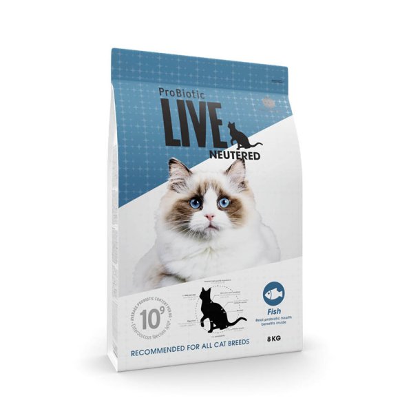 LIVE CAT Adult Neutered Fisk