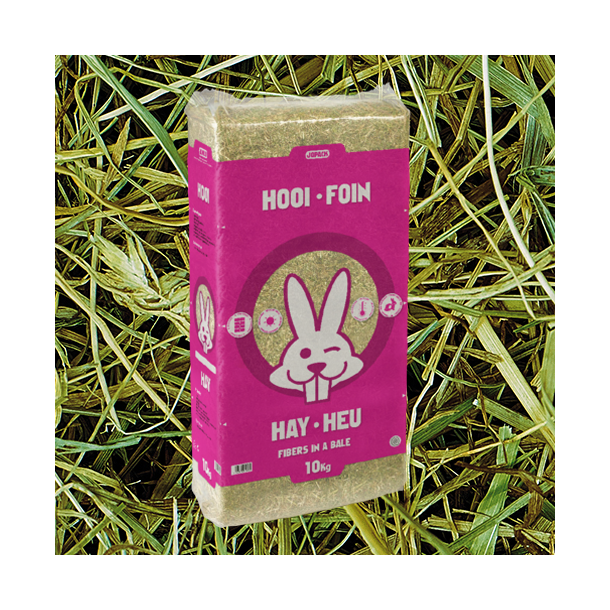 Jopack Hay - 10 kg (til kaniner &amp; gnavere)