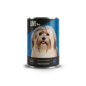LIVE Dog Vdfoder Kalkun 395g dse